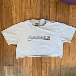 ALPHALETE crop t-shirt
